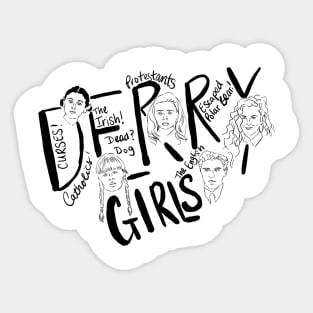 Derry Girls New Design Sticker